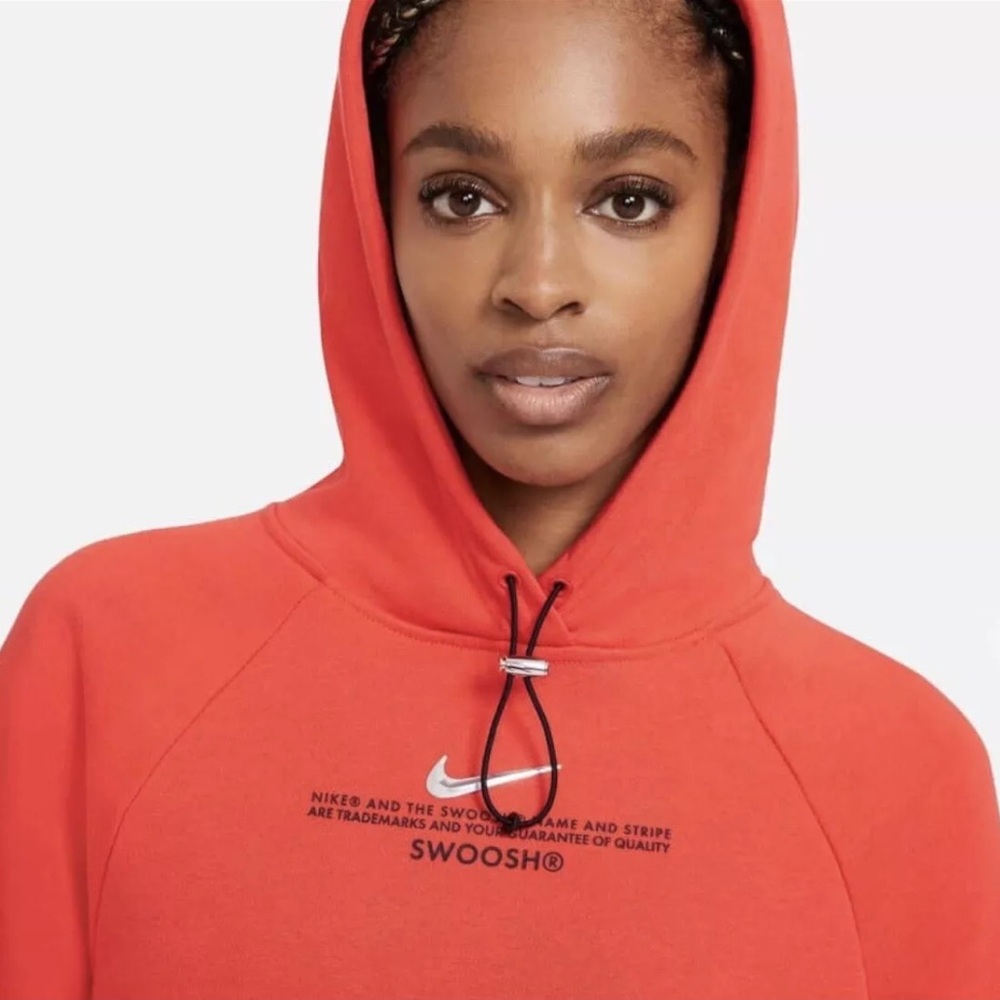 Mike swoosh oversized hoodie